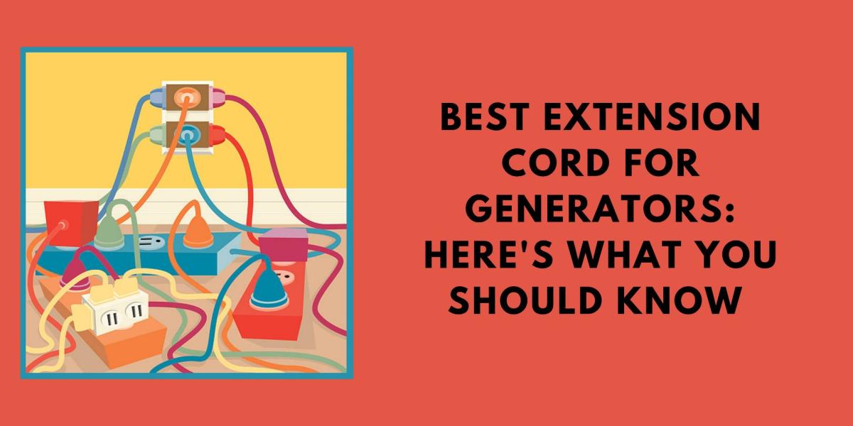 Extension Cord For Generator