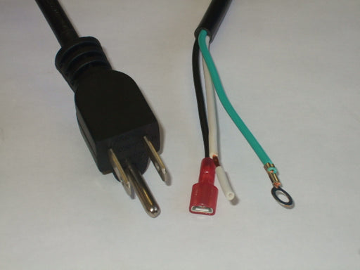 8FT NEMA 5-15P to ROJ 3 1/2IN Power Cord