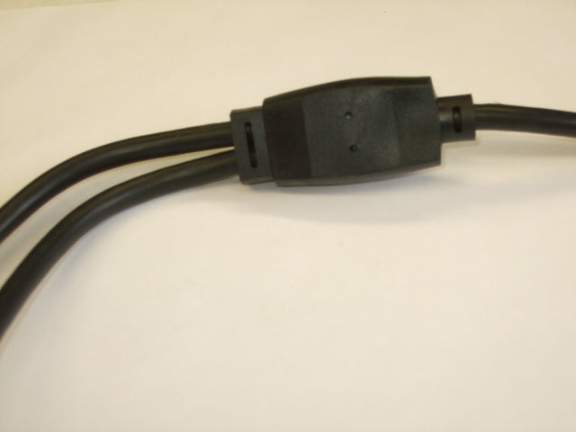 6FT IEC-320 C-14RA to IEC-320 C-13(x2) Computer Power Cord