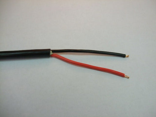 16/2 SJTOW Black 105C 13 Amp 300V NA PVC Thermoplastic Bulk Wire BLK/Red Conductors