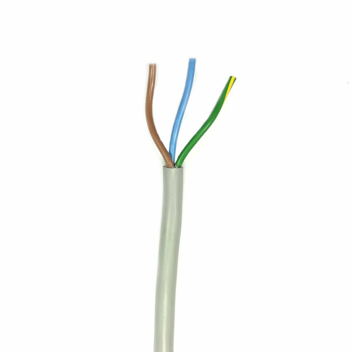 16/3 SJTOW Gray 105C 13 Amp 300V CEE PVC Thermoplastic Bulk Cable