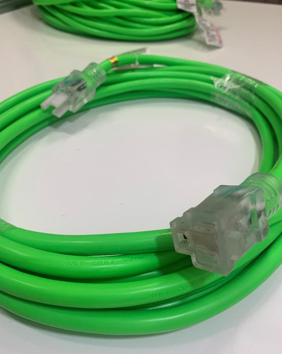 Neon Green Extension Cord