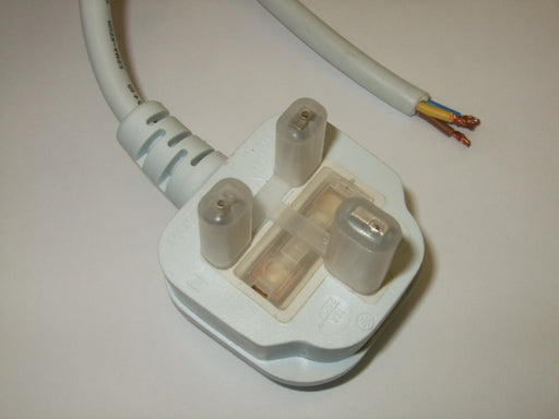 25FT British Plug to Blunt Cut International Power Cord